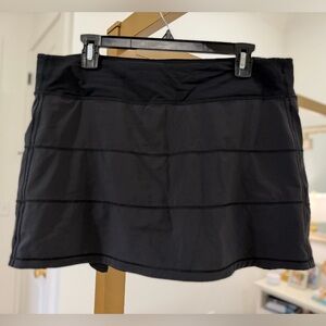 Lululemon Athletica Black Tennis Skirt
